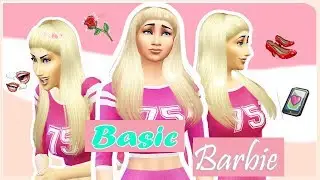 Basic Barbie Doll // The Sims 4 CAS // KimChi Gamer