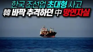 한국 조선업 초대형 사고 중국 망연자실 “왜 우리 차별해?” 전 세계가 한국 선박만 찾는 중 / 디씨멘터리