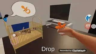 Играем в симулятор мамы и майнкрафт