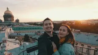 Предложение на крыше с видом на Исаакиевский собор