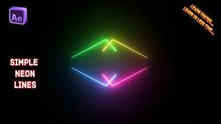 After Effects Tutorial_ Create Crazy Glowing Lines in After Effects.| saber light effect tutorial.