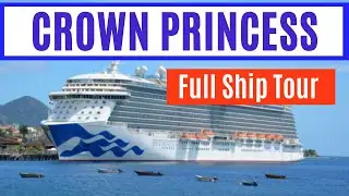 Crown Princess Full SHIP TOUR - including an Inside Cabin Tour