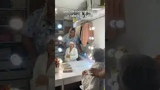 PINTANDO O CABELO NO SALÃO