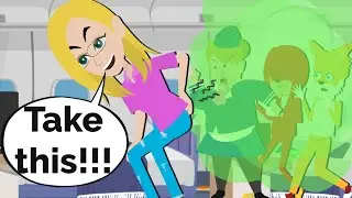 Entitled Catherine Farts on the Plane/Plane Evacuated/Grounded BIG TIME