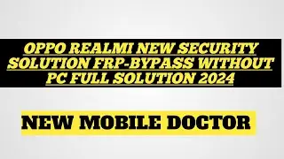 REALME 7 _ 6 LATEST SECURITY FRP-BYPASS WITHOUT PC FULL SOLUTION 2024 #shortsfeed #frp_solution