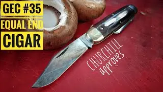 Great Eastern Cutlery / Tidioute #35 Churchhill Maroon Linen Micarta