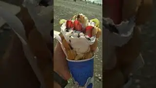 гавайские вафли с фруктами