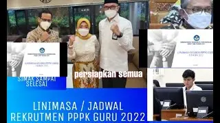 JADWAL/ LINIMASA REKRUTMEN PPPK GURU 2022