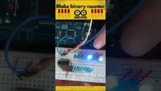 Arduino Shift Register Tutorial | 74HC595 LED Binary Counter 