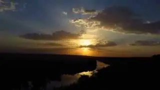 TimeLapse. Sunset. Закат на озере 