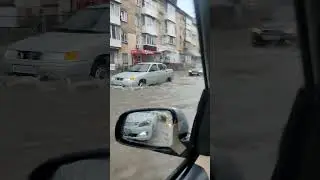сильный дождь в Симферополе Крым