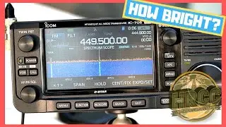 ICOM IC-705 In Full Sunlight
