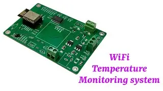 WiFi temperature monitoring system using ESP8266 