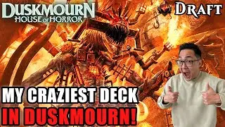 This Deck Was Pure Insanity. Do Not Try This At Home! | Duskmourn Draft | MTG Arena