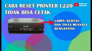 How to Reset an Epson L220 Printer: The Paper and Ink Indicator Lights Flash Alternately