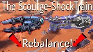 War Robots Test Server 3.7 Gameplay - New Scourge-ShockTrain Rebalance