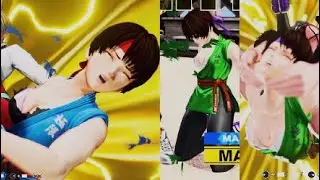 The King of Fighters XV Yuri Shirt Destruction Showcase All Colors