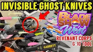 UNDETECTABLE Ghost Knives? Meet the Invisible Tools by Revenant Corps G-10!