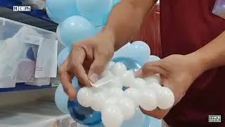 FROZEN THEME BIRTHDAY SETUP | BACKDROP AND TABLE ARRANGEMENT