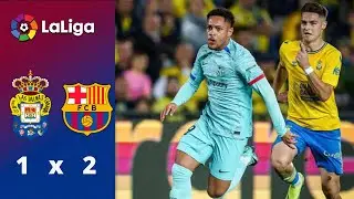 LA LIGA: LAS PALMAS 1 x 2 BARCELONA