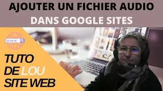 How to embed an audio file in google sites new version
