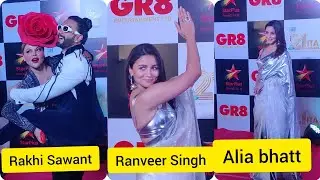 Ranveer Singh Rakhi Sawant & Alia Bhatt Arrived At ITA Award 2020 in Mumbai today