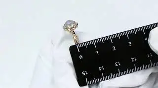 Золотое кольцо SOKOLOV 6014060 с бриллиантом и опалом