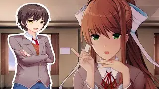 Asking Monika What Happened to the Main Character - Monika After Story (DDLC Mod)