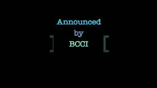 T20 World Cup Squad | BCCI | Cricket 🏏🏏🏏🏏 ❤❤❤