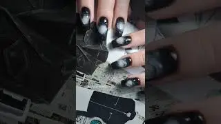 Чёрные ногти #МоиНогти #маникюр #ногти #дизайнногтей #manikur #nails