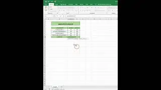 Weighted Average In Excel #excel