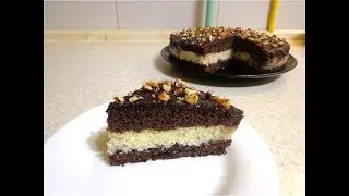 Быстрый домашний торт- Кокосовый