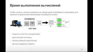 Время выполнения вычислений. Нотация асимптотик. О-нотация