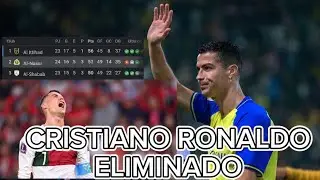CRISTIANO RONALDO ES ELIMINADO DE LA COPA DE REY DE ARABIA SAUDI CON AL-NASSR #cristianoronaldo