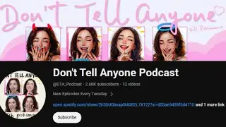 Pokimane SECRET Podcast Channel | Don't Tell Anyone Podcast