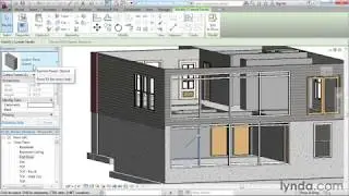 Adding an atrium window using curtain walls TUTORIAL REVIT  ARCHITECTURE