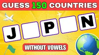 🌎 Guess the Country Without Vowels 🏳️