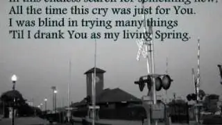 Lord, I love You more and more each day