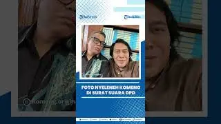 Foto Nyeleneh Komeng di Surat Suara DPD 