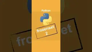 frozenset 2 Python Yerleşik (Gömülü Built-in) Fonksiyonlar #coding #python #programming