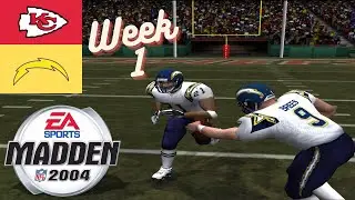 Madden 2004 Franchise Gameplay - Season Opener (EP4)