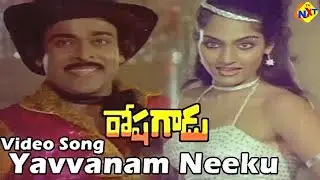 Yavvanam Neeku Video Song | Roshagadu Telugu Movie Songs | Chiranjeevi | Madhavi | Vega Music