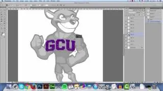 How I created Grand Canyon Mascot Design in Photoshop
