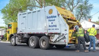Peterbilt 310 - Heil Formula 5000 Collecting Manual Yard Waste
