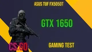 GTX 1650 Counter Strike: Global Offensive Gaming Test - Asus TUF FX505DT