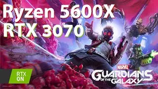 Guardians of the Galaxy Ultrawide Raytracing Benchmark | 21:9 | 2560x1080 | Ryzen 5 5600X | RTX 3070
