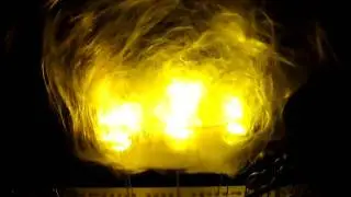 Fire light simulation - Baffle testing