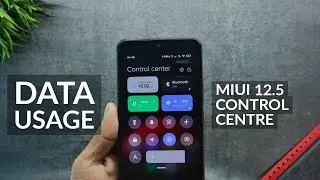 Enable Data Usage Toggle On Miui 12.5 Control Centre | Miui 12.5 Data Usage On Redmi,Poco & Xiaomi