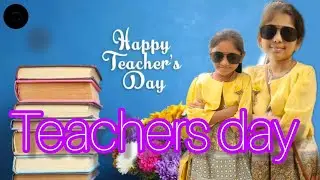 Teachers day Greetings Card preparation by Ranvitha Vinjamuri NSKK School Hyderabad #techersday