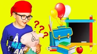 Wow Max | Time to school - Daddy Pig Peppa is going to school